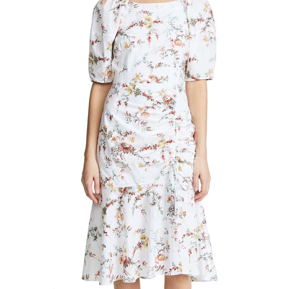 La Vie by Rebecca Taylor Floral Puff Sleeve Dress
